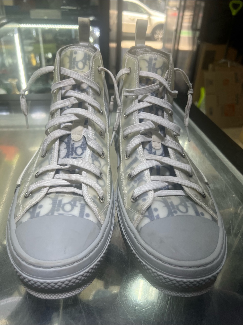 Dior B23 High Top Oblique Sneakers